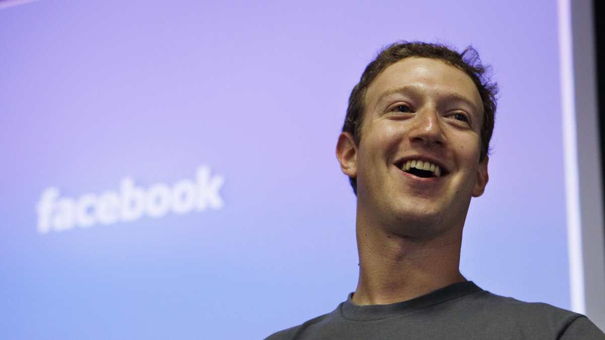 Mark Zuckenberg, grundaren av Facebook. 
